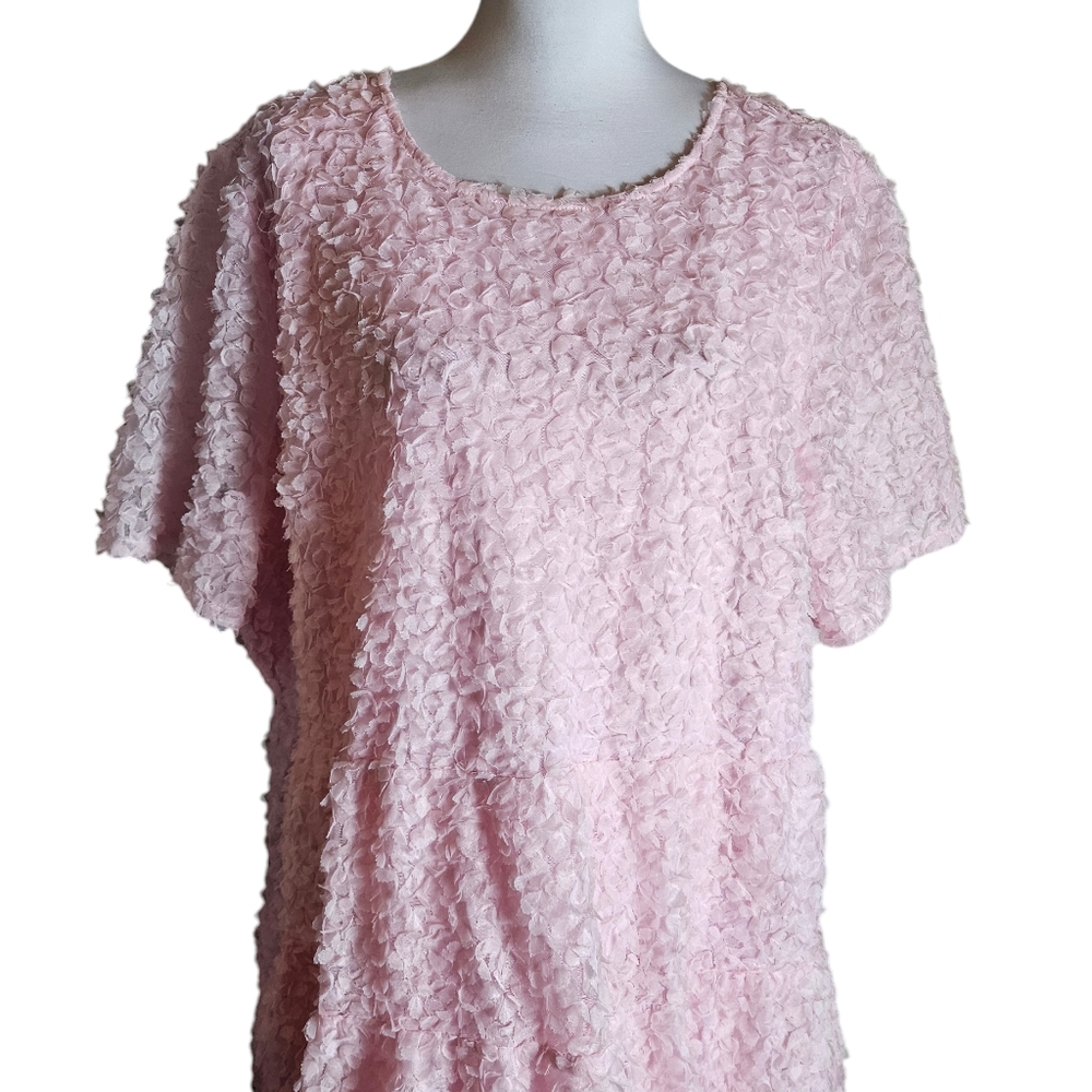 Halogen X Atlantic-Pacific Floret Pink Ballerina Midi Dress Size 3X Blair Eadie - Picture 4 of 16